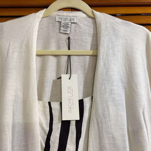 Rachel Zoe Monochrome Striped Dress - Picture 10 of 11